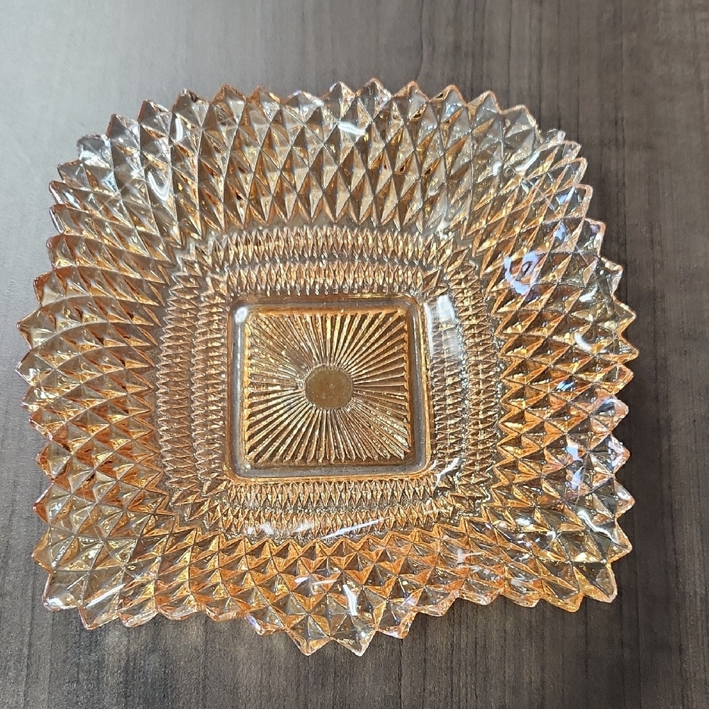 Vintage Federal Carnival Glass Dish